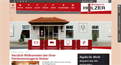 Desktop Screenshot of metzgerei-holzer.de